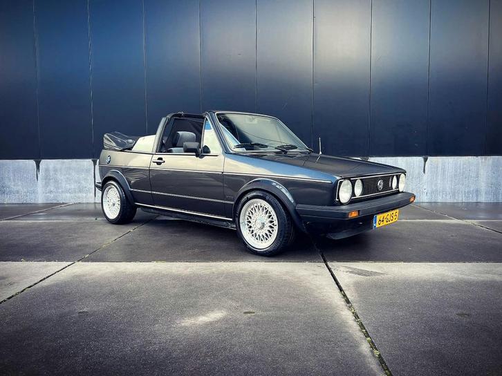 Volkswagen Golf 1.6 GLS Cabriolet AUT 1986 | belastingvrij, Auto's, Volkswagen, Bedrijf, Te koop, Golf, Lichtmetalen velgen, Metallic lak