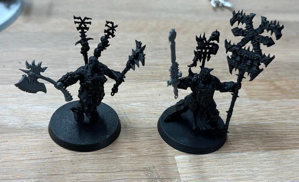 Warhammer 2x khorne Skullreapers, Hobby en Vrije tijd, Wargaming, Ophalen of Verzenden, Zo goed als nieuw, Warhammer