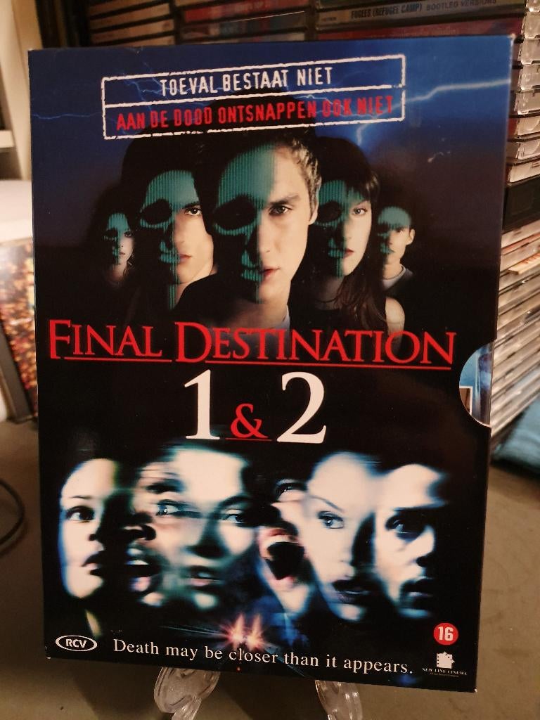 BOX FINAL DESTINATION 1 EN 2, Cd's en Dvd's, Vanaf 16 jaar, Ophalen, Zo goed als nieuw, Overige genres