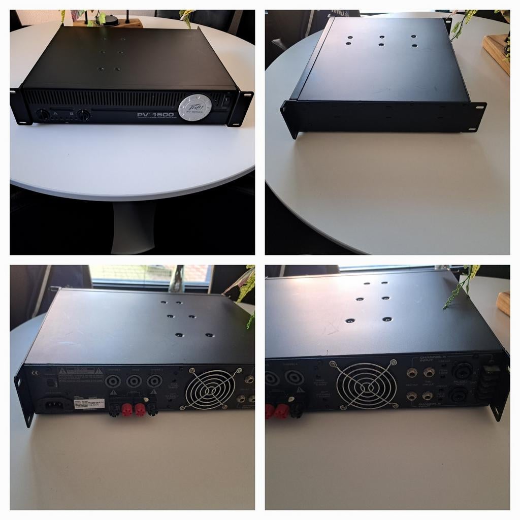 Peavey PV 1500 power amp VERSTERKER, Ophalen, Zo goed als nieuw, Audio