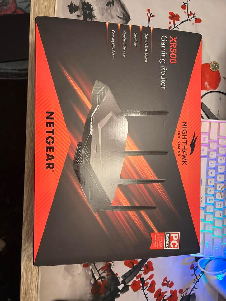 Netgear Nighthawk Pro Gaming XR500 Router, Computers en Software, Routers en Modems, Zo goed als nieuw, Router, Ophalen of Verzenden