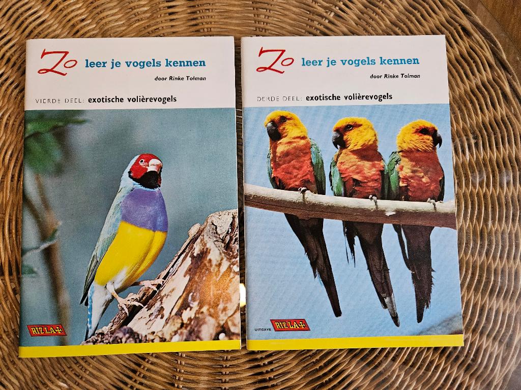 4x Zo leer je vogels kennen - Rinke Tolman, Ko Zweeres RIZLA, Ophalen of Verzenden, Gelezen
