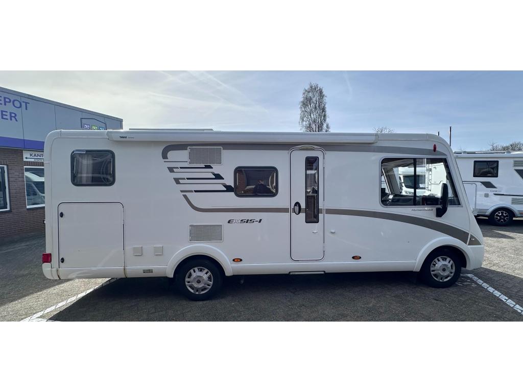 Hymer Exsis-I 678 29000 km Lengtebedden Hefbed 150PK, Caravans en Kamperen, Integraal, Fiat, Luifel, Bedrijf