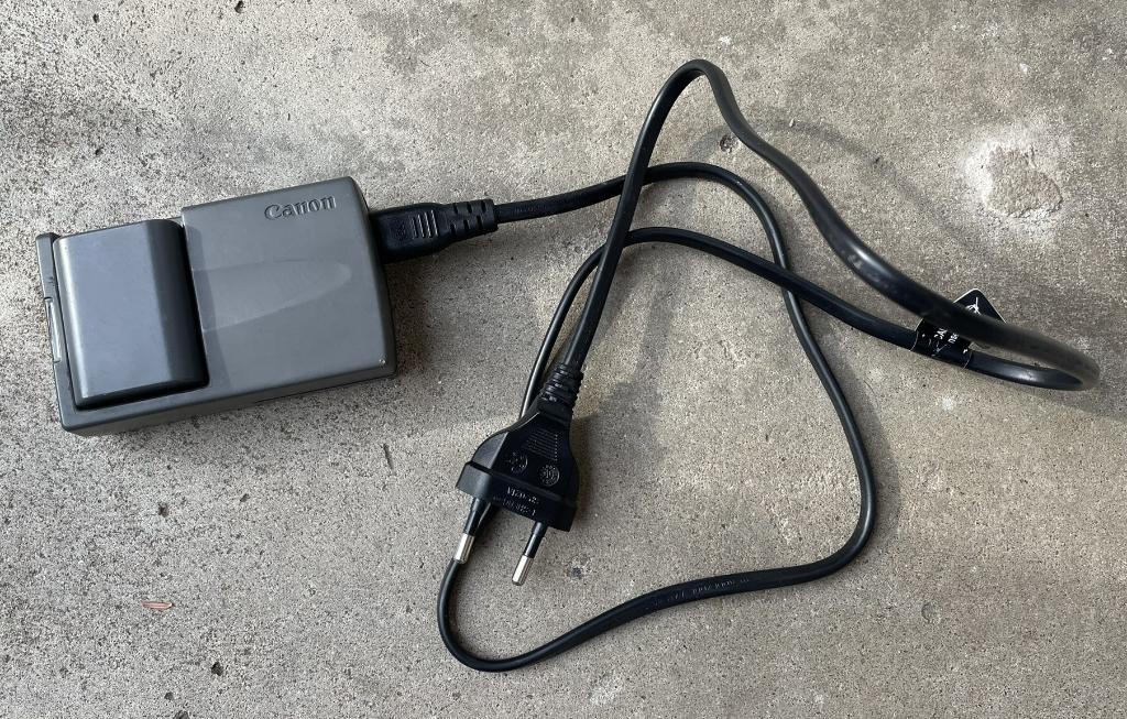 Originele Batterijoplader +batterij Canon Powershot CB-2LTE, Ophalen of Verzenden, Gebruikt