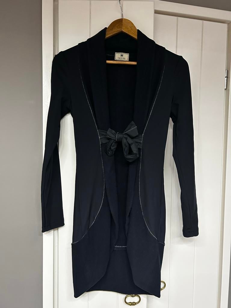 Zwart vestje met strik van Indies t1/36/s, Ophalen of Verzenden, Gedragen, Maat 36 (S), Zwart