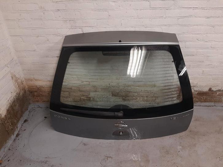 Opel Corsa C achterklep kofferklep grijs kleurcode Z163, Auto-onderdelen, Ophanging en Onderstel, Opel, Ophalen
