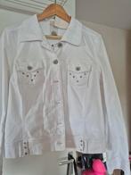 Miss Etam stretch damesjack maat 46 wit, Kleding | Dames, Jassen | Zomer, Ophalen of Verzenden