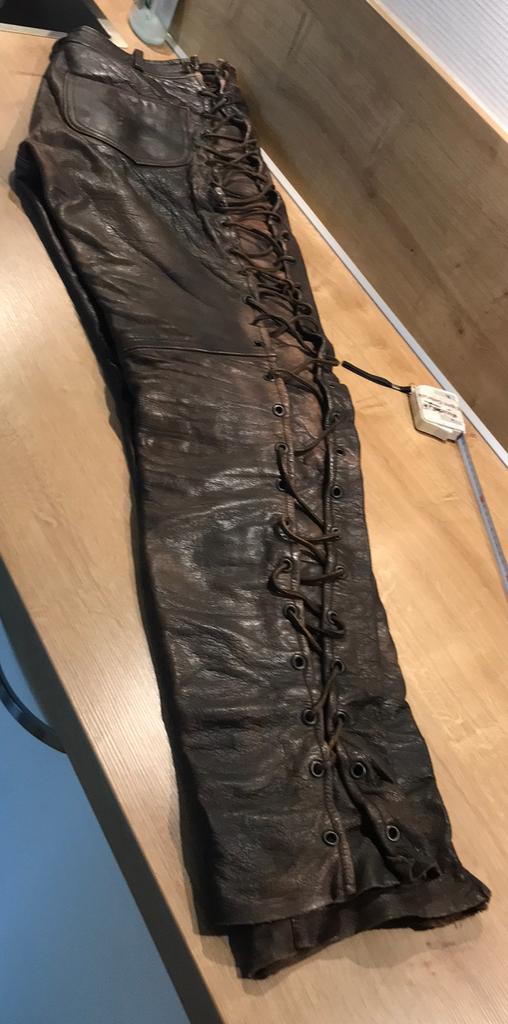 Richa leren dames motorbroek bruin maat M, Motoren, Onbekend, Ophalen of Verzenden, Richa, Onbekend