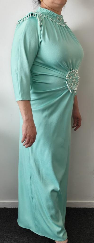 Te koop, Kleding | Dames, Gelegenheidskleding, Galajurk, Zwart, Maat 42/44 (L), Ophalen of Verzenden