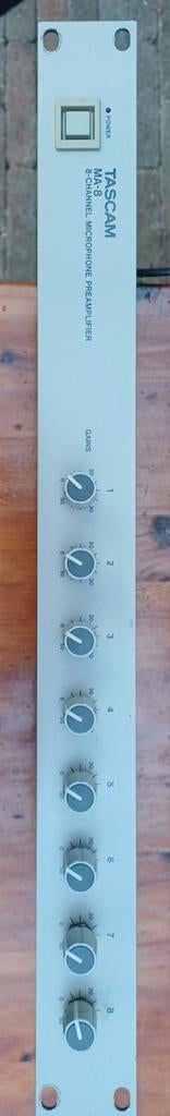 Tascam 8x microfoon preamp, Ophalen of Verzenden
