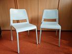 Set van 2 IKEA TEODORES stoelen, lichtblauw, Ophalen