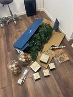 Kerstboom 180cm met kerstspullen te koop €45 voor alles, Ophalen, Zo goed als nieuw