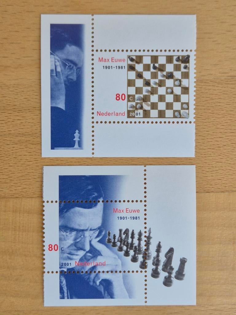 Nederland 2001 schaken, Ophalen of Verzenden, Na 1940, Postfris