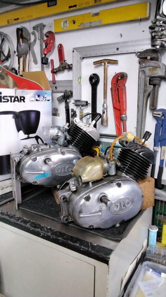 Jlo g50 motorblok te koop 2 stuks nog goed werkend, Ophalen of Verzenden, Gebruikt, Blok, Overige merken