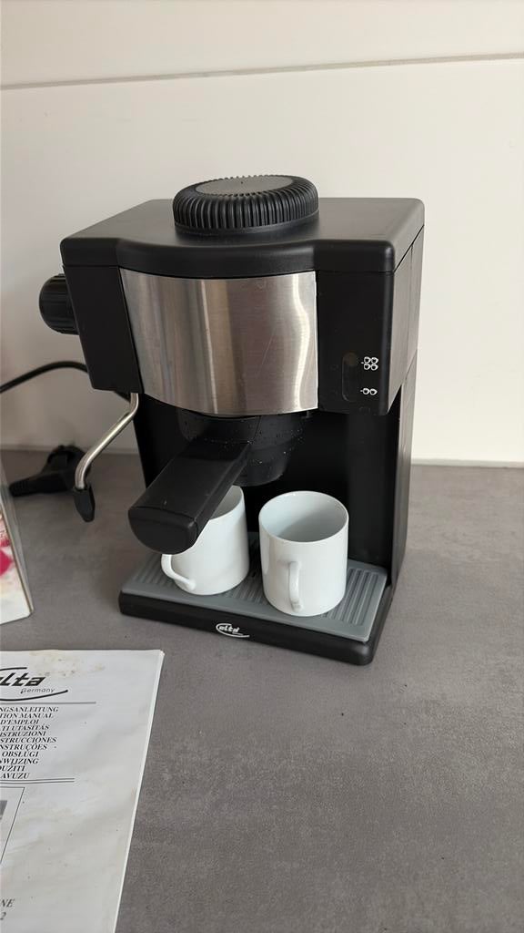 Elta camping koffie apparaat, Stoompijpje, Koffiemachine, Gemalen koffie, Ophalen of Verzenden