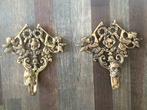 2 messing kapstokhaken wandhaken losse haken uit England, Ophalen, Wandhaken, Zo goed als nieuw, Minder dan 100 cm