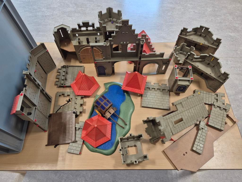 Grote Playmobil Kasteel Set, Ophalen of Verzenden, Gebruikt, Complete set