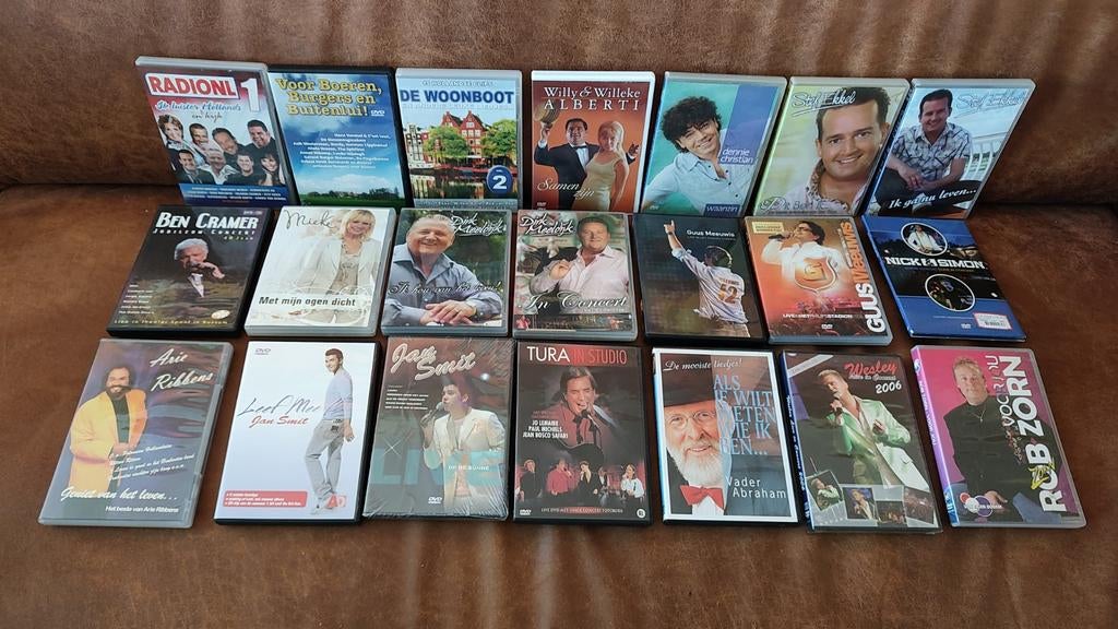 Nederlandstalige muziek dvd's €2 per stuk, Alle leeftijden, Ophalen of Verzenden, Zo goed als nieuw