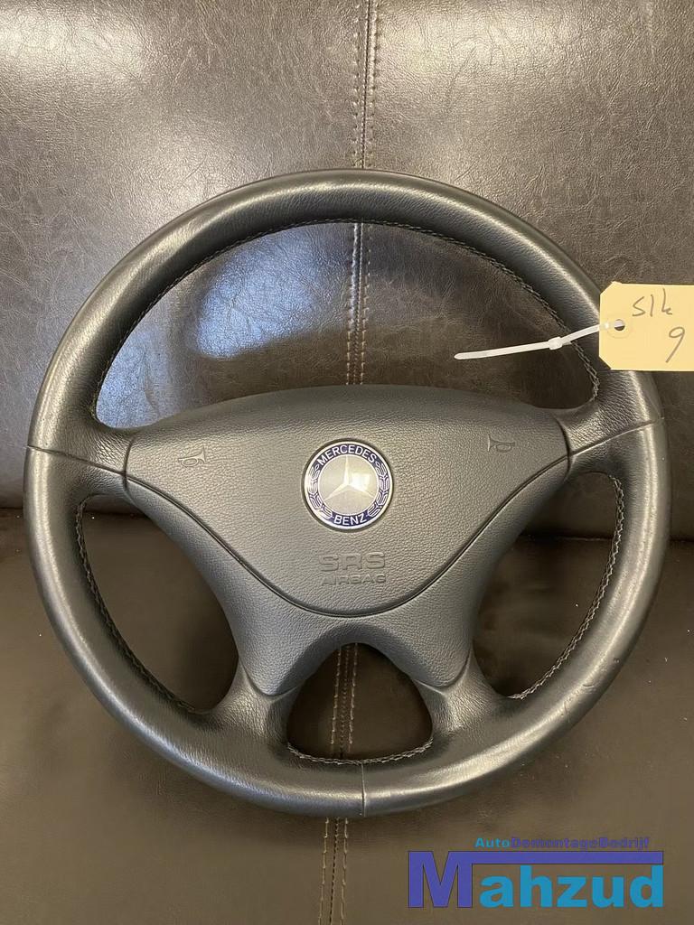 MERCEDES SLK R170 W208 CLK Stuurwiel stuur met airbag leer z, Gebruikt, Mercedes-Benz AG, Mercedes-Benz, Ophalen of Verzenden