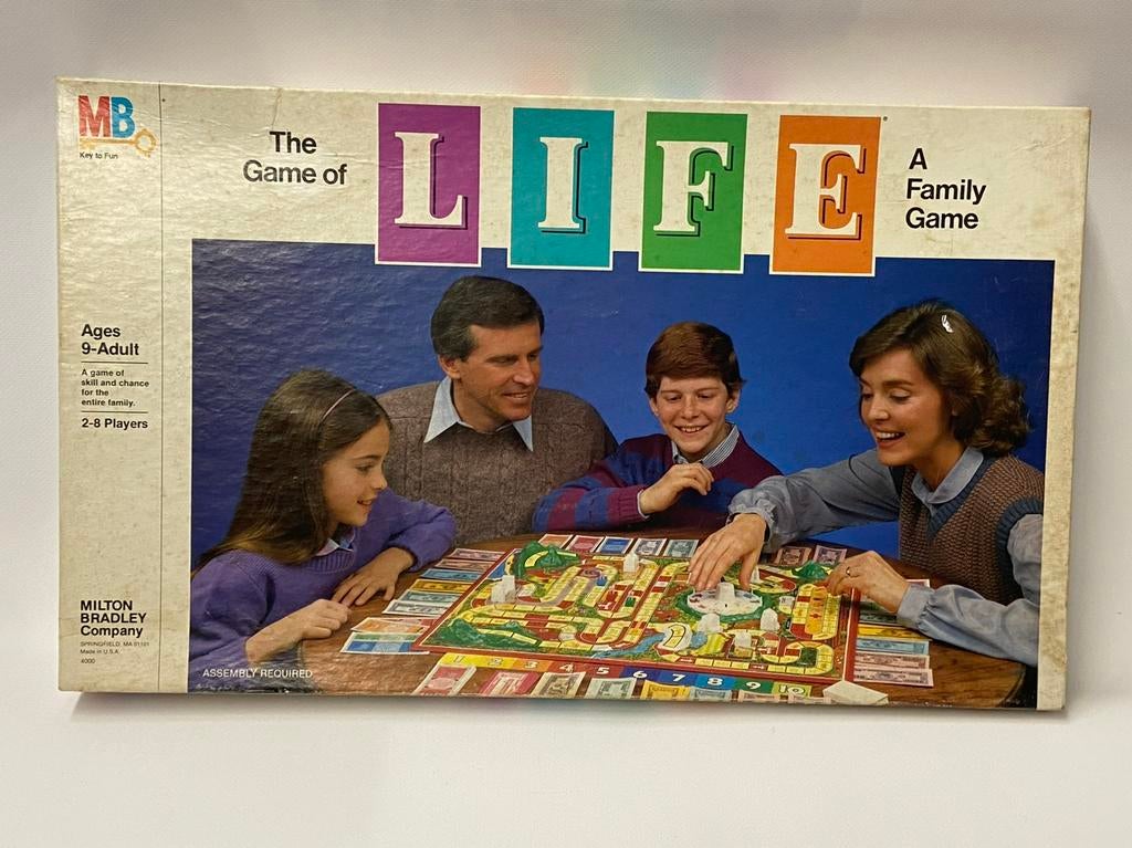 MB Life, engelstalige versie van Levensweg, Vijf spelers of meer, Ophalen of Verzenden, Gebruikt, MB Spellen