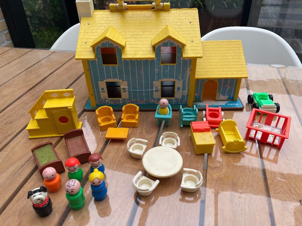 Fisher Price huis vintage | 20260301, Ophalen of Verzenden, Gebruikt, Speelset