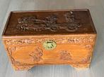 Handgesneden Indische kist, Ophalen, Minder dan 50 cm, 50 tot 100 cm, Zo goed als nieuw