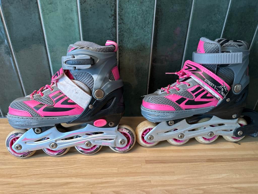 Skeelers verstelbaar 31-34, Kinderen, Inline skates 4 wielen, Ophalen, Overige merken