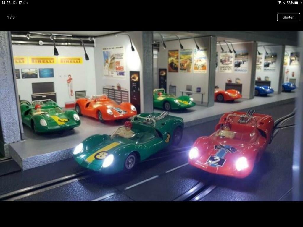 Fleischmann Race dag, Ophalen, Racebaan, Fleischmann, Zo goed als nieuw