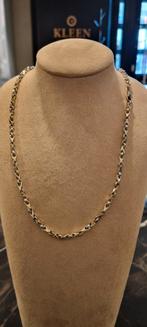 Prachtige Gouden Ketting Belmundo Schakel Bicolor 14K, Ophalen of Verzenden, Zo goed als nieuw, Goud, Goud