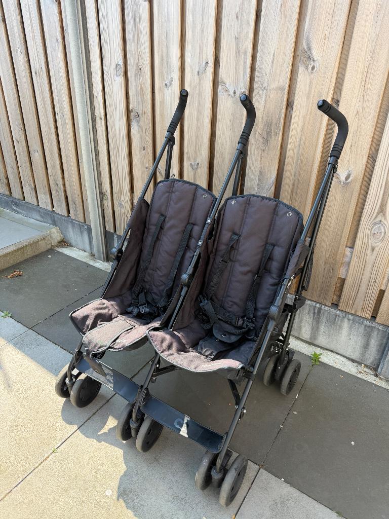 Koelstra twin buggy, Ophalen, Gebruikt, Koelstra, Verstelbare rugleuning