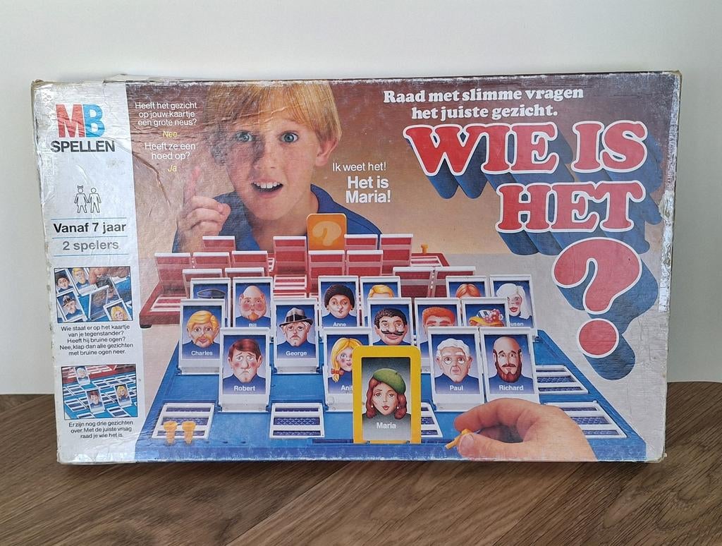 Wie is het? Vintage Edition, compleet!, Hobby en Vrije tijd, Gezelschapsspellen | Bordspellen, Een of twee spelers, Ophalen of Verzenden