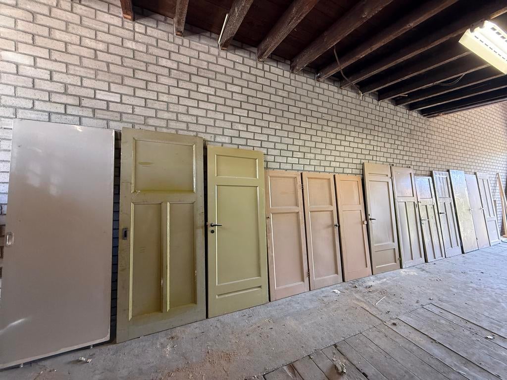 Diverse deuren uit jaren '30 woning, Doe-het-zelf en Verbouw, Ophalen, Gebruikt, 80 tot 100 cm, Binnendeur