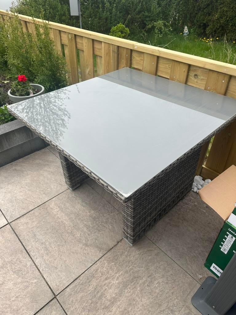Tuin tafel, Ophalen of Verzenden, Gebruikt, Rechthoekig