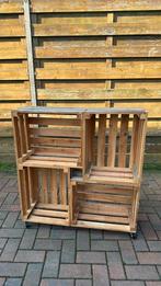 Kratenrek kistrek op wielen, Doe-het-zelf en Verbouw, Ophalen, Gebruikt, Bak of Kist, Minder dan 35 cm