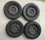 4x 14 inch stalen velgen met banden 4x100, Ophalen