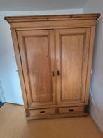 Antieke grenen kleding kast, Antiek en Kunst, Ophalen