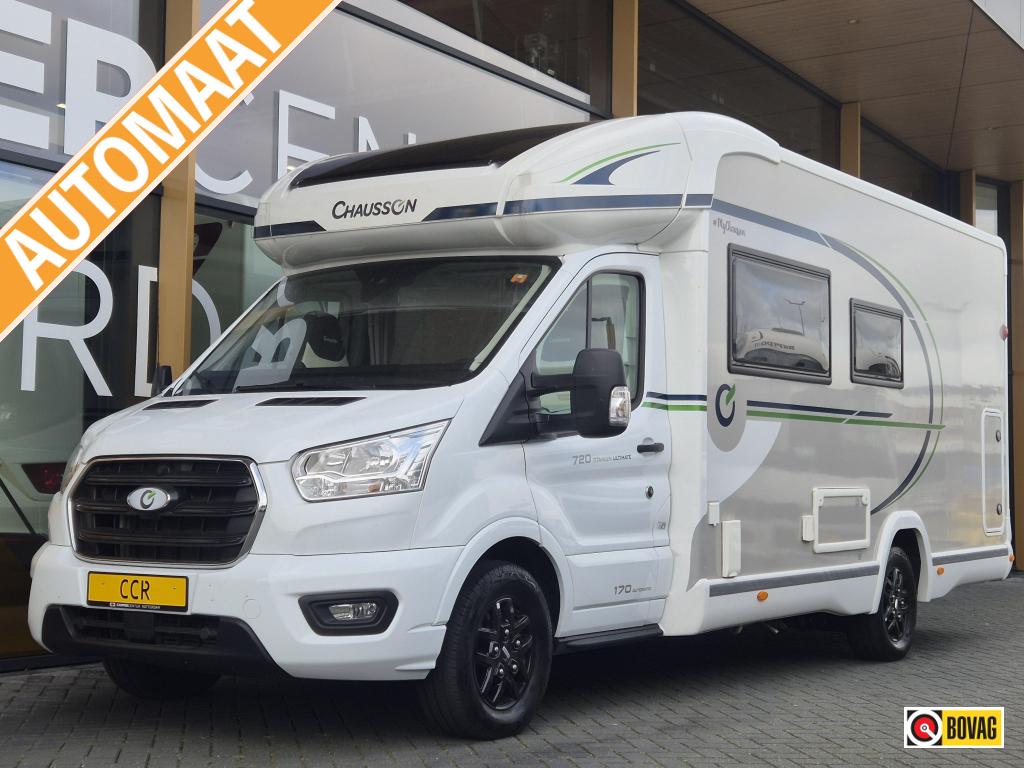 Chausson Titanium Ultimate 720 Nordic Edition, Caravans en Kamperen, Campers, Chemisch toilet, Ford, Luifel, Diesel