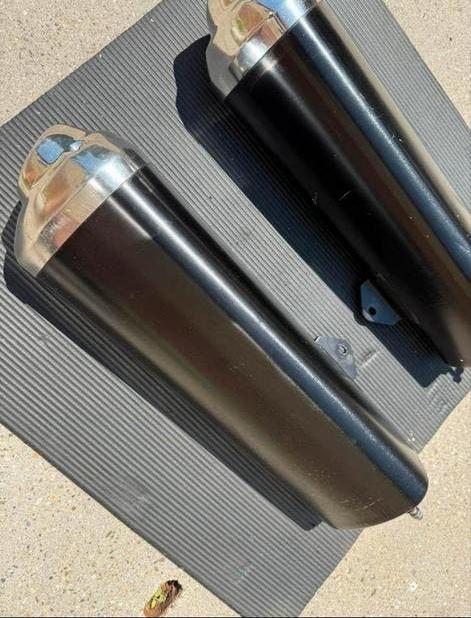 Suzuki gsxr 1300 hayabusa uitlaat demper - Origineel, Motoren, Onderdelen | Suzuki, Ophalen of Verzenden, Gebruikt