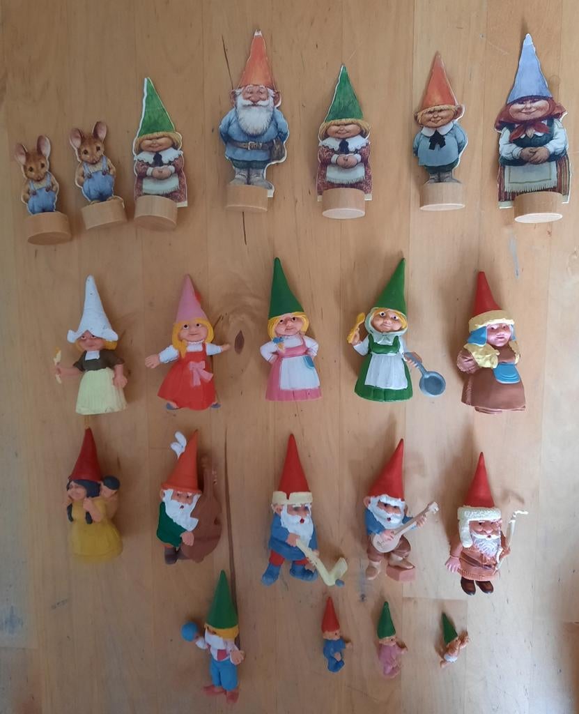 DAVID de Kabouter Koekjes Blik en Figuren, Ophalen of Verzenden, Gebruikt