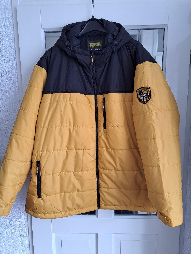 NIEUWE grote maat 5xl sportieve Herenjas, Kleding | Heren, Grote Maten, Ophalen of Verzenden, Zo goed als nieuw, Geel, Jas of Mantel
