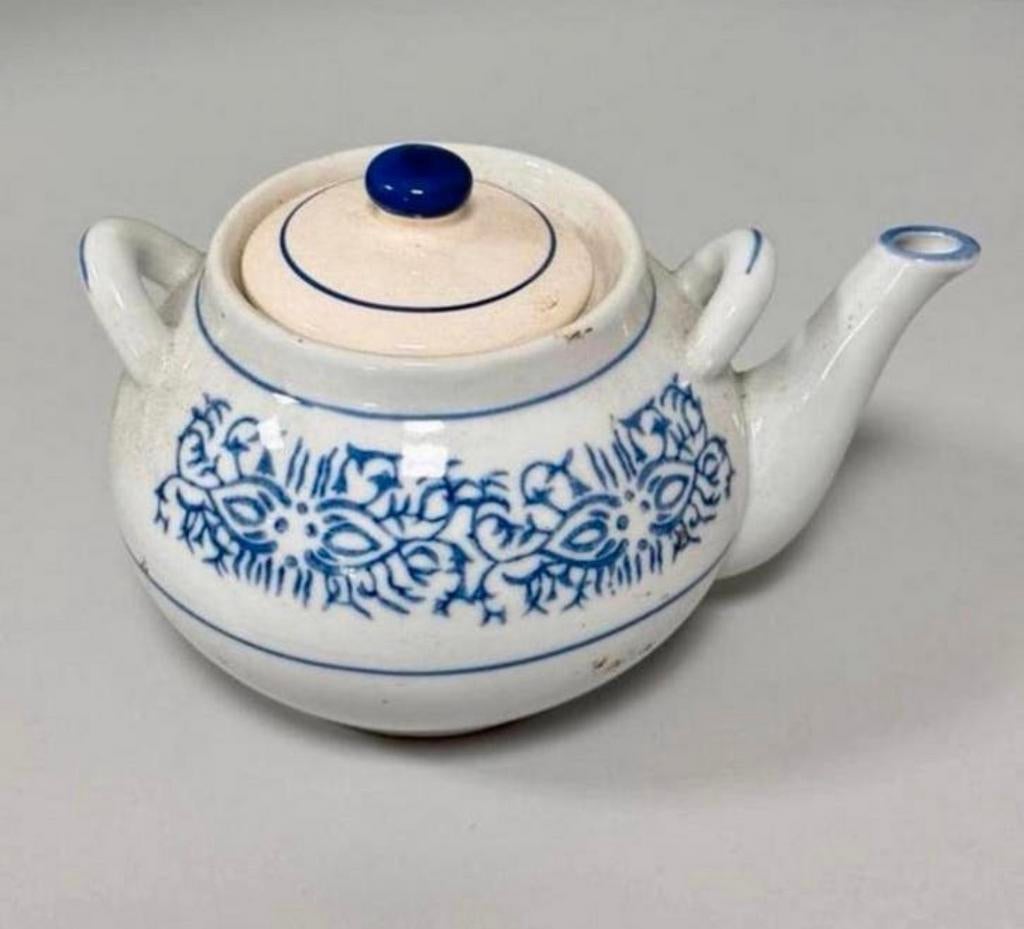 Antiek Chinese chinees thee-servies theepot 6 kopjes set, Ophalen of Verzenden