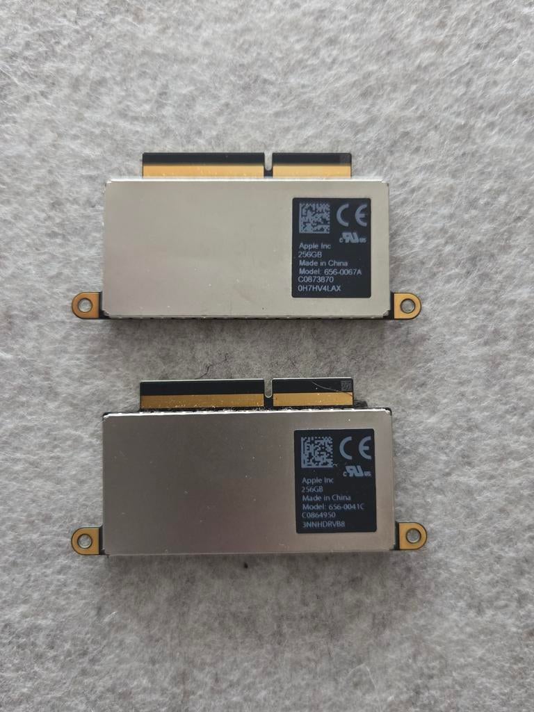 2x SSD voor Macbook A1708, Computers en Software, Harde schijven, Ophalen of Verzenden, Laptop