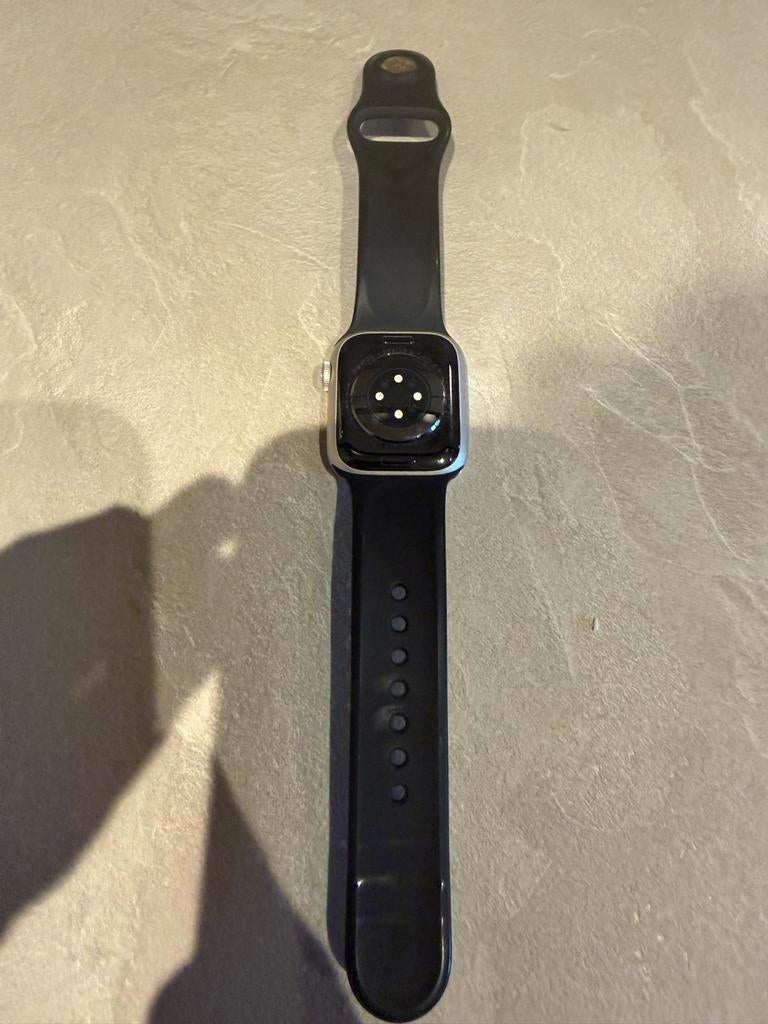 Apple Watch Series 8, Sieraden, Tassen en Uiterlijk, Smartwatches, Gebruikt, Hartslag, Zwart, IOS