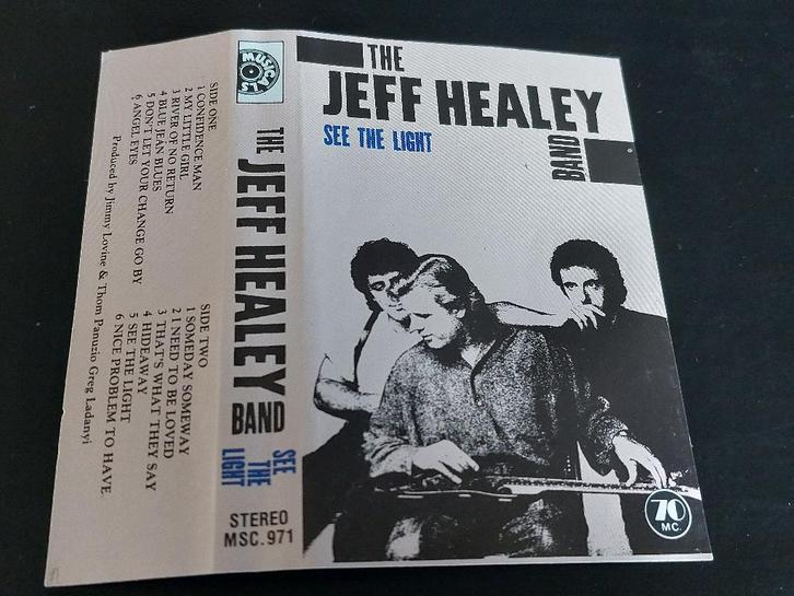 THE JEFF HEALY BAND - SEE THE LIGHT (MC), Cd's en Dvd's, Cassettebandjes, Zo goed als nieuw, Origineel, Rock en Metal, 1 bandje