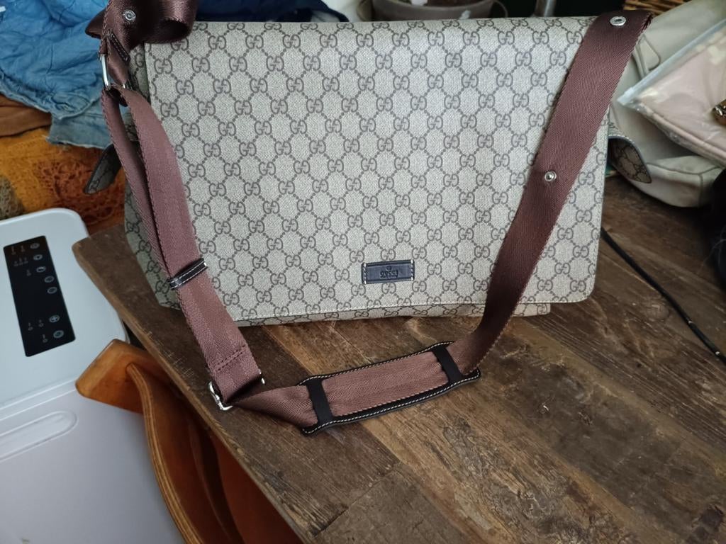 Gucci Supreme Luiertas - Stijlvol en Praktisch, Ophalen of Verzenden, Zo goed als nieuw