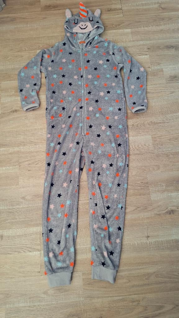 Hema - Unicorn Onesie maat 134/140, Overige typen, Meisje, Ophalen of Verzenden, Zo goed als nieuw