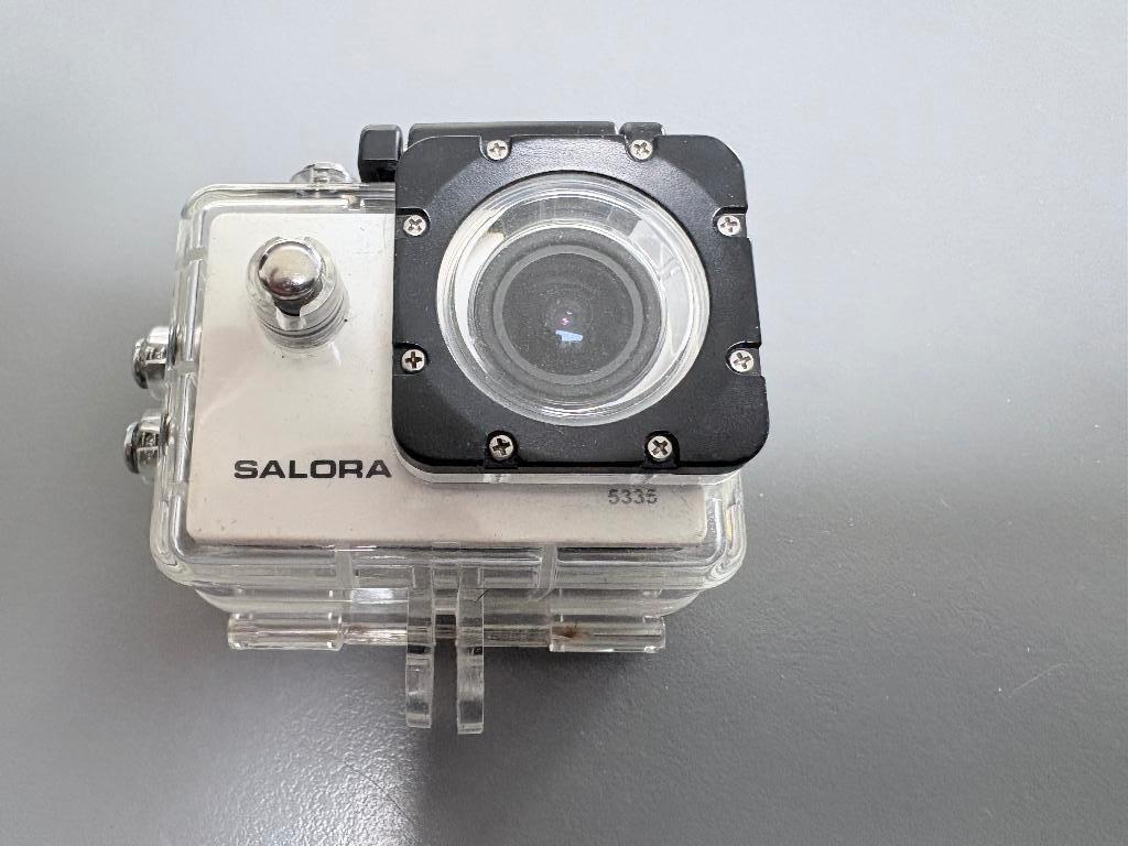 Onderwatercamera Salora foto/video, Ophalen of Verzenden, Gebruikt, 10 t/m 40 meter, Complete set