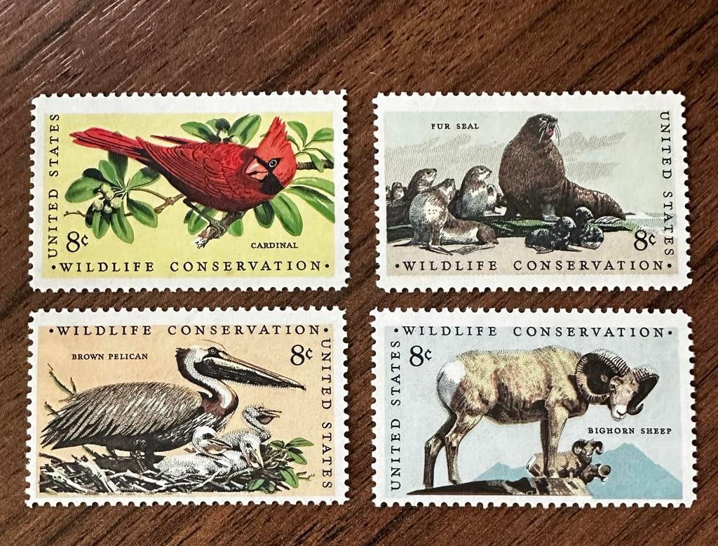 USA 1972 Wildlife Conservation dieren vogels ongebruikt, Ophalen of Verzenden, Noord-Amerika