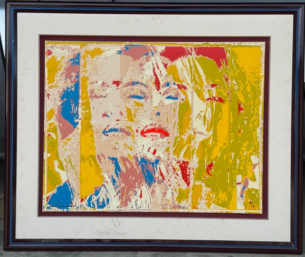 HENK VAN DER VET-ZEEFDRUK-GESIGNEERD, Antiek en Kunst, Ophalen of Verzenden