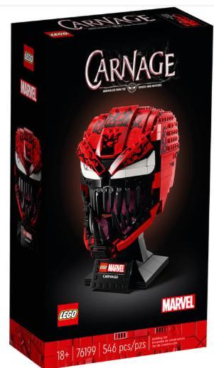 ~Nieuw & sealed ~ LEGO Marvel Carnage Helmet 76199, Kinderen en Baby's, Speelgoed | Duplo en Lego, Nieuw, Lego, Complete set, Ophalen of Verzenden